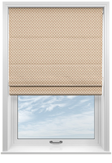 Trellis Prints, Scallop and Bud Manson - Twist&Fit Roman Blind